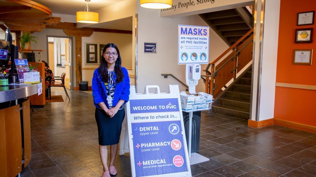Yu Yu Htwe waited eight months to have a comprehensive dental exam after resettling in Missoula, Montana. In Myanmar, where she emigrated from, dental care is easily accessible, she says. (Erica Zurek for KFF Health News)