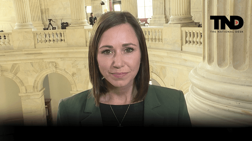 Sen. Katie Britt, R-Ala., talks to The National Desk about her recent visit to the Southern border. (TND)